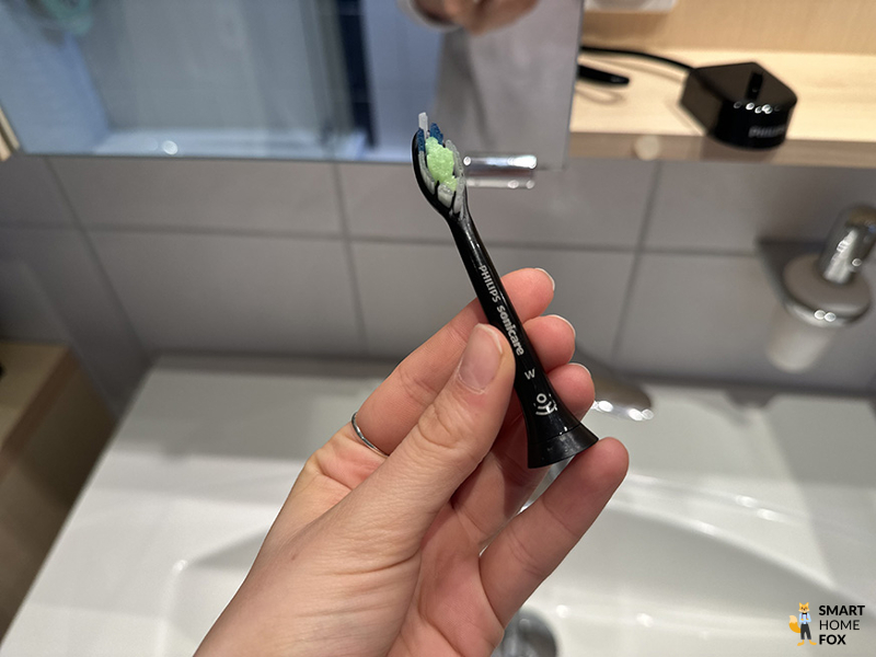 The brush head for the Philips Sonicare is shown.